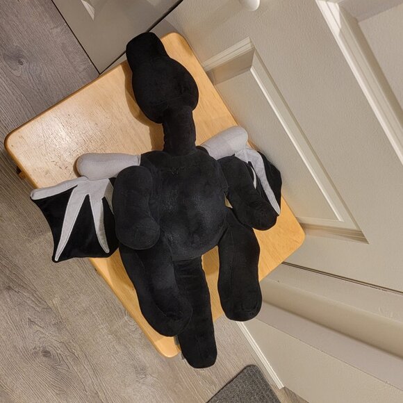 Mojang Jinx Minecraft Black Ender Dragon 24" Large Plush. Rare. Collectable. - Picture 3 of 4